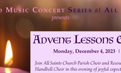 Advent Lessons & Carols: December 4